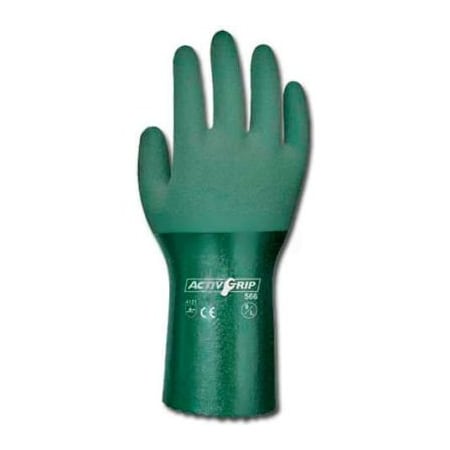 Pip Coated Gloves, Nitrile, MicroFinish, Green, XL 56-AG566/XL